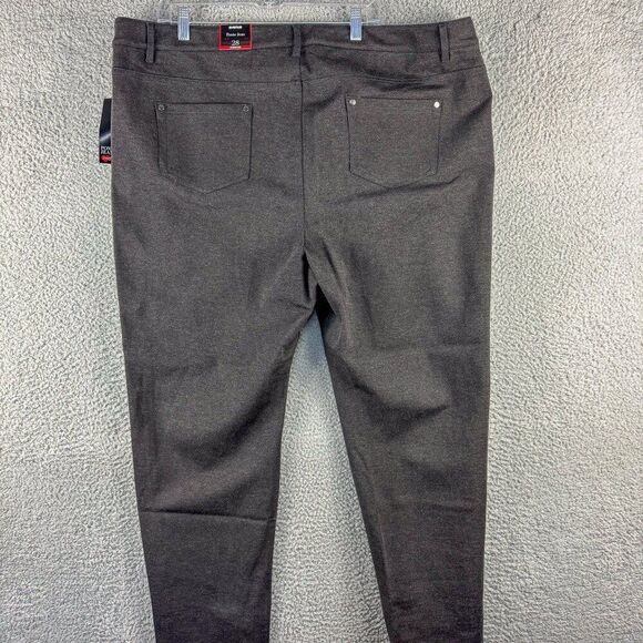 New Avenue Ponte Jeans Womens 28 Average Gray High Rise Stretch Office NWT $60 - Picture 5 of 16